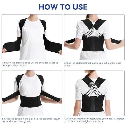 Adjustable Back Posture Corrector | Relieve Pain Belt Women Men